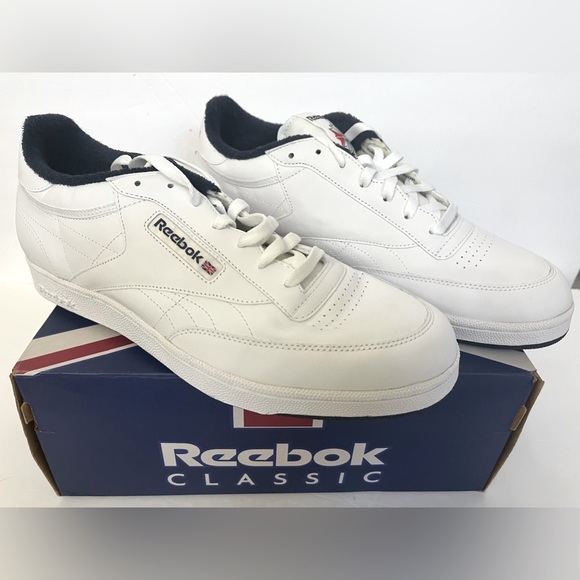 🆕 🇬🇧 NEW Vintage Reebok Club C - Men’s Size 12 - Picture 4 of 7